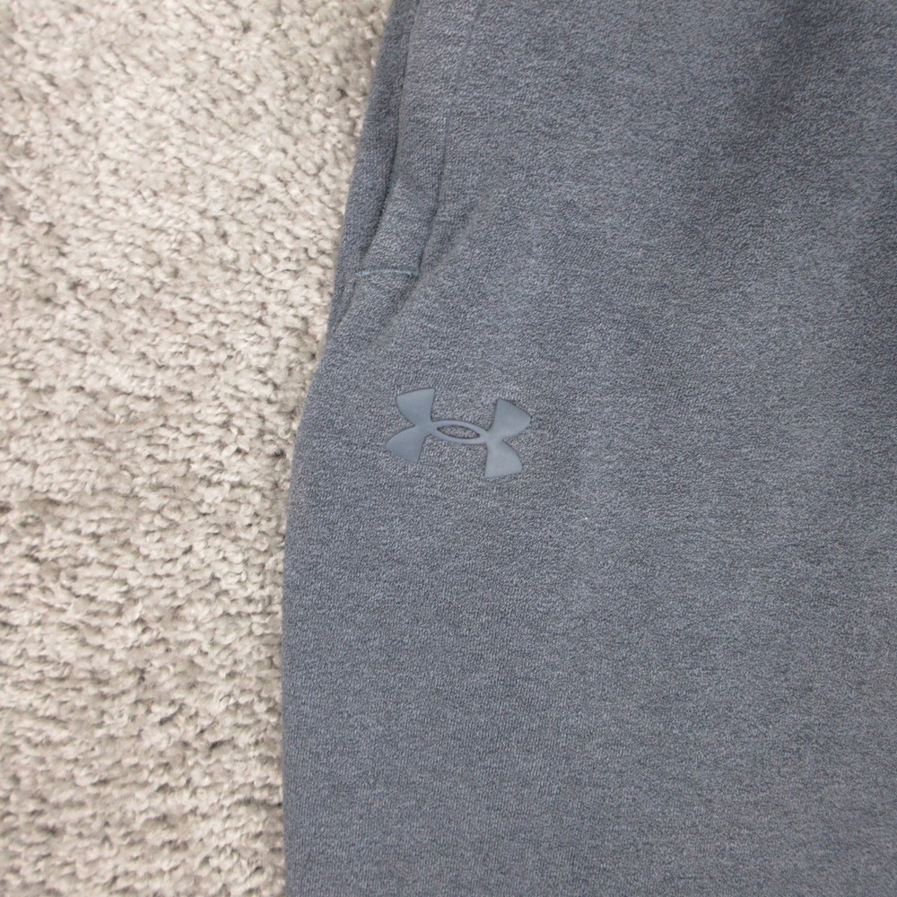 Under Armour Sweatpants Mens Large Gray Fleece Comfort Casual Activewear Walking - Picture 3 of 13